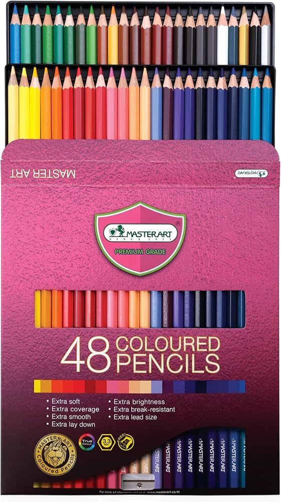 Coloured Pencils, 48 shades