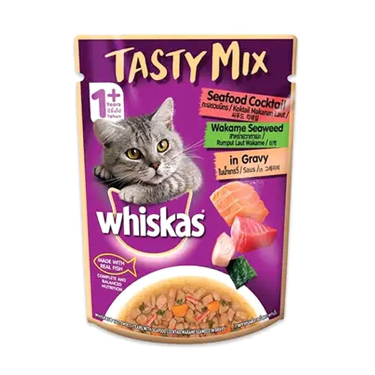 Whiskas Cat Food Tasty Mix Seafood Cocktail