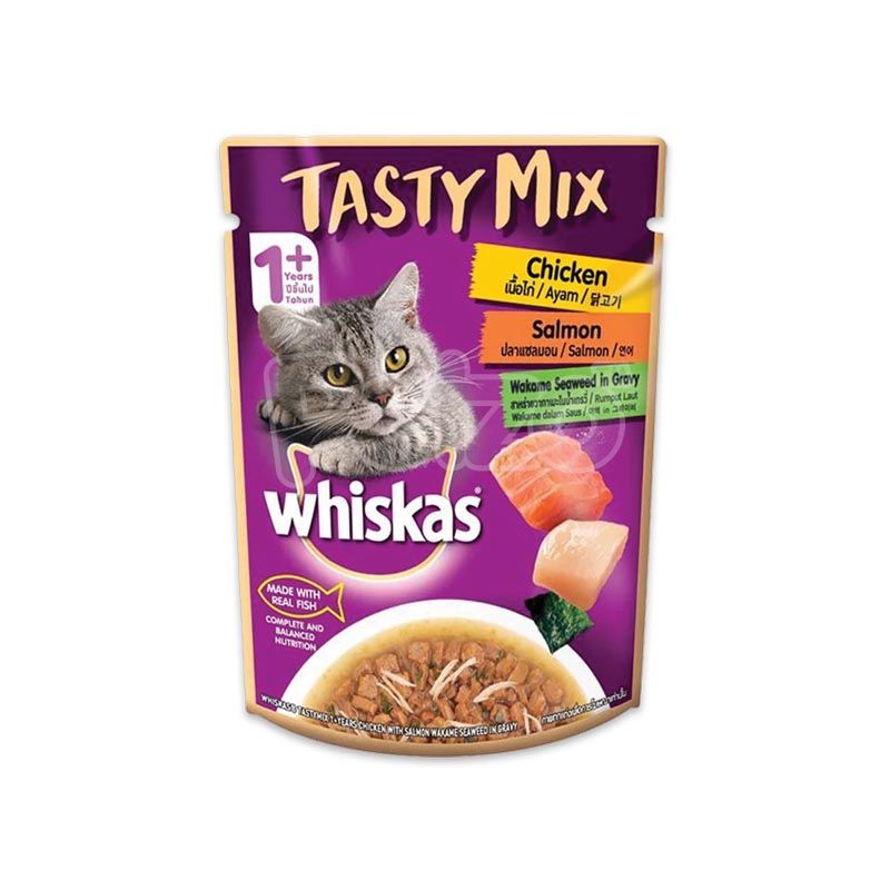 Whiskas Cat Food Tasty Mix Chicken Salmon