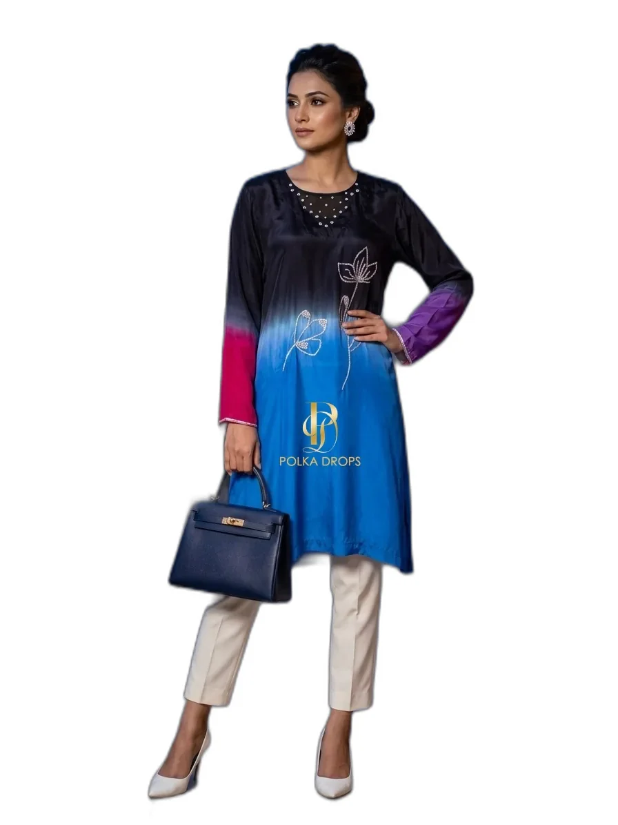 Polkadrops Black & Blue Outfit