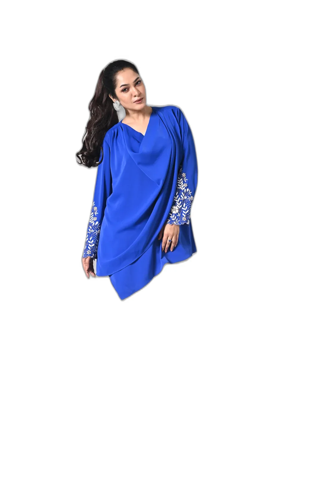Polkadrops Blue & Ivory Outfit