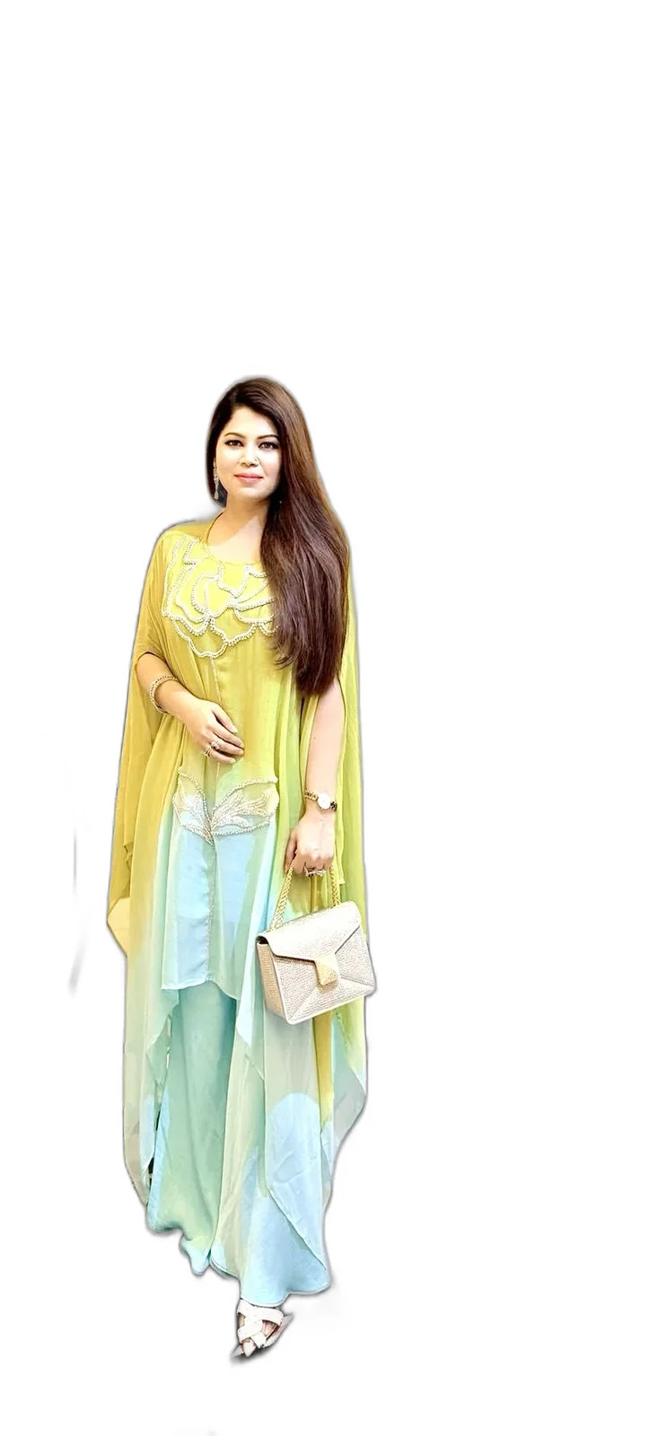 Polkadrops Ivory & Lime Outfit