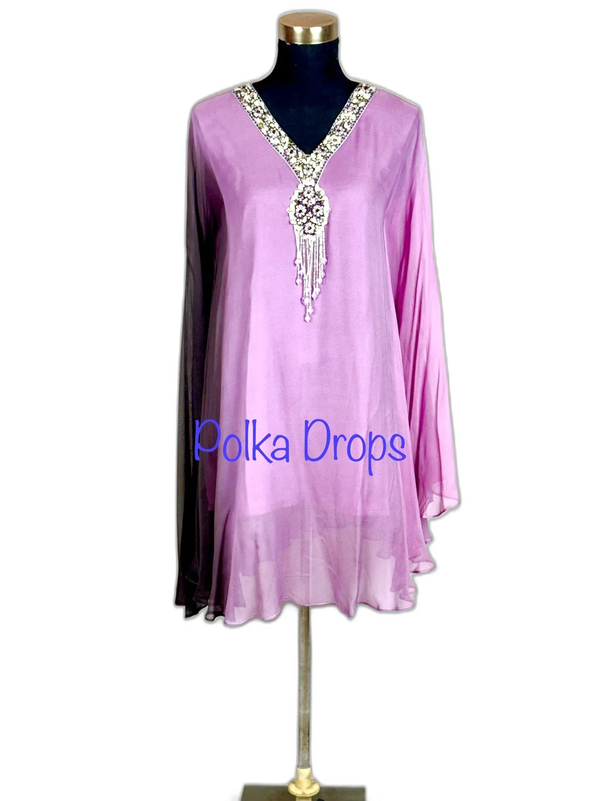 Polkadrops Pink & Grey Outfit