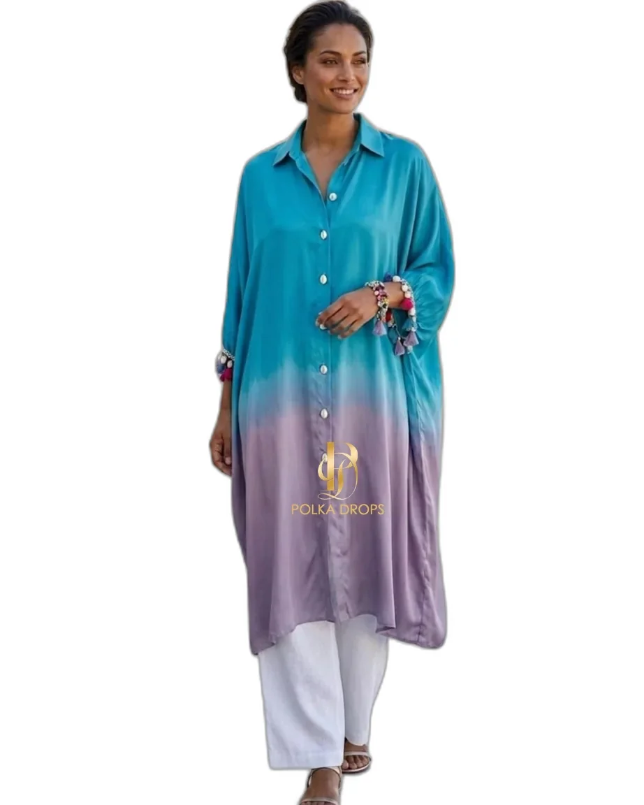 Polkadrops Teal & Ivory Outfit